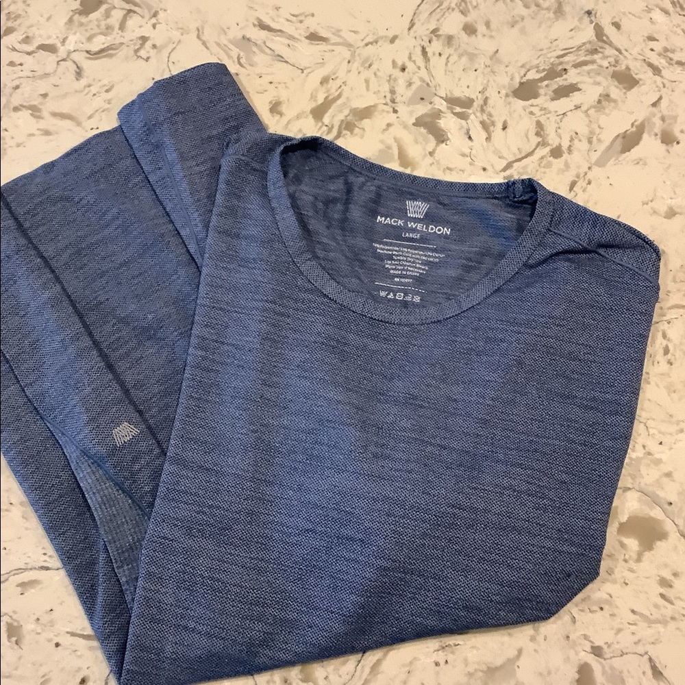 Mack Weldon Mens AirKnit SS Crewneck T Shirt Sz Large